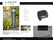 Tablet Screenshot of landa.it