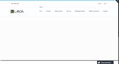 Desktop Screenshot of landa.cl